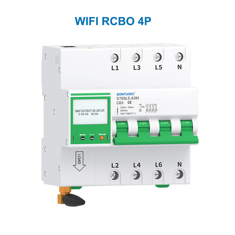 Iot cuairt-thilleadh ciorach ixticument wifi mcb rcbo